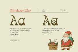 Christmas Blink Font