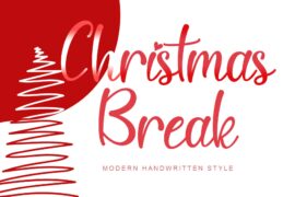 Christmas Break Font