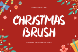Christmas Brush Font