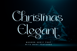 Christmas Elegant-Personal use Font