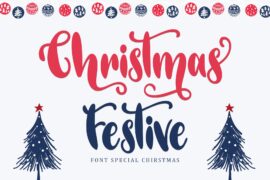 Christmas Festive – Personal Us Font