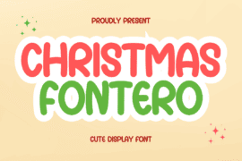 Christmas Fontero Font