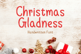 Christmas Gladness Font