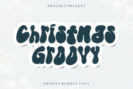 Christmas Groovy – Personal Use Font