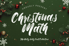 Christmas Math Font