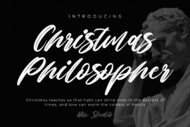 Christmas Philosopher Font