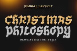 Christmas Philosophy – 1 Font