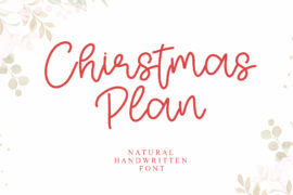 Christmas Plan – Personal Use Font