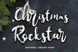 Christmas Rockstar – Personal u Font