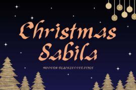 Christmas Sabila Demo Font