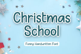 Christmas School Font
