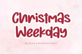 Christmas Weekday – Personal Us Font