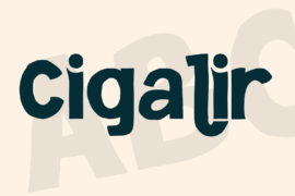 Cigalir Font