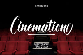 Cinemation Demo Font