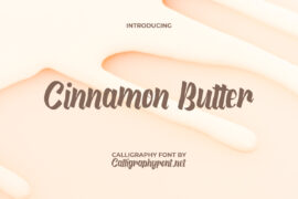 CinnamonbutterDemo Font