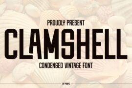 Clamshell Font