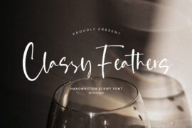 Classy Feathers Font
