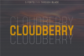 Cloudberry Font Family