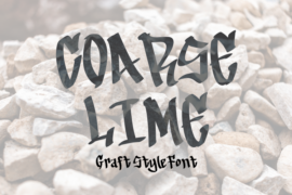 Coarse Lime Font