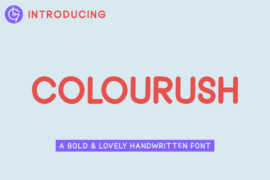 Colourush Font