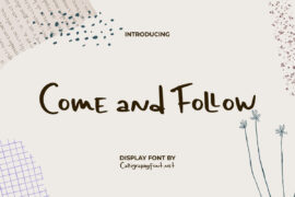 Come And Follow Demo Font