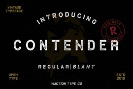 Contender Free Version Font