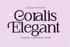 Coralis Elegant Font