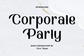 CorporatePartyDemo Font