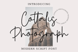 CottalisPhotograph Font