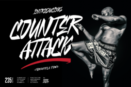 Counter Attack Font