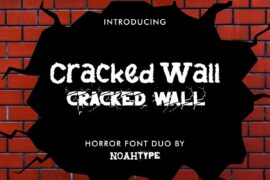 Cracked Wall Demo Font Family