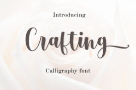 Crafting Font