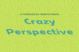 Crazy Perspective Font