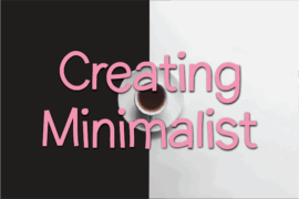 Creating Minimalist Font