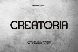CreatoriaDemo Font