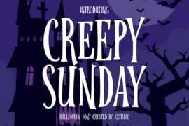 Creepy Sunday Font