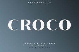 Croco Demo Font