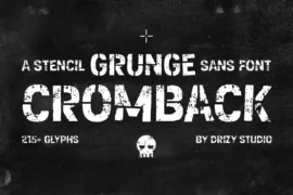 Cromback Demo Font
