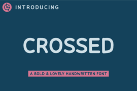Crossed Font