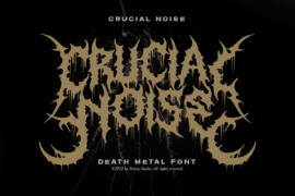 Crucial Noise Font
