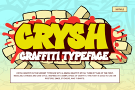 Crysh Graffiti – Personal Use Font Family
