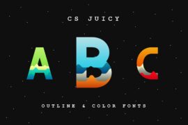 CS Juicy Font Family
