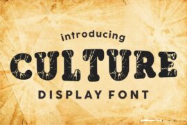 Culture Font