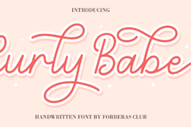 Curly Babe Font