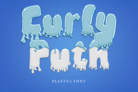 Curly Puth Font