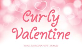 Curly Valentine Demo Font