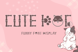 Cute Dog Font