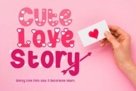 Cute Love Story Font