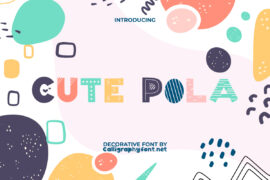 Cute Pola Demo Font