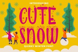 Cute Snow Font